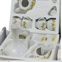 Flower Coffee Cups Set